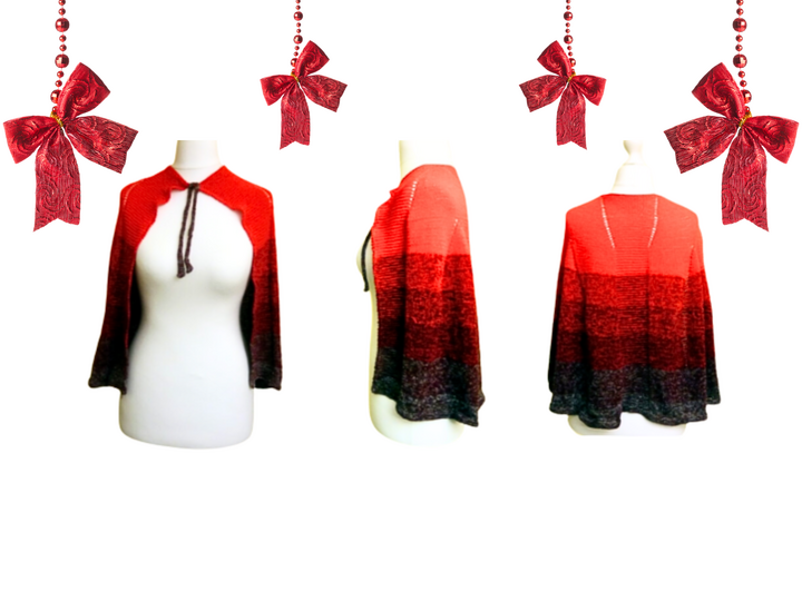 DIY Women's Knitted Cape - Fashionable & Creative