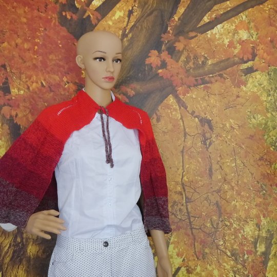 Strickmuster für den stylischen Umhang