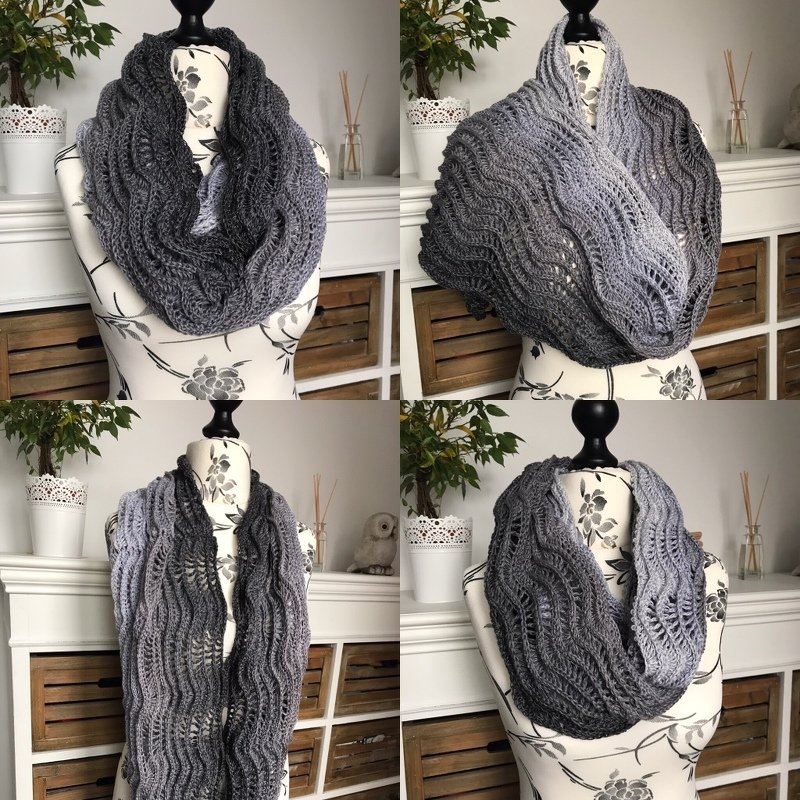 Häkelanleitung Loop "Wolkenbruch"