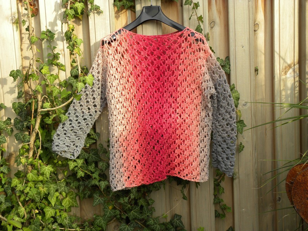 Oversize-Pulli RELAX mit 3 BOBBEL-MERINO in Größe 48-58 von Woolly Hugs häkeln - Bild 2