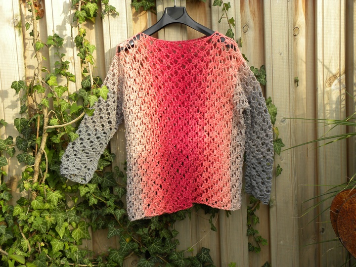 Oversize-Pulli RELAX mit 3 BOBBEL-MERINO in Größe 48-58 von Woolly Hugs häkeln