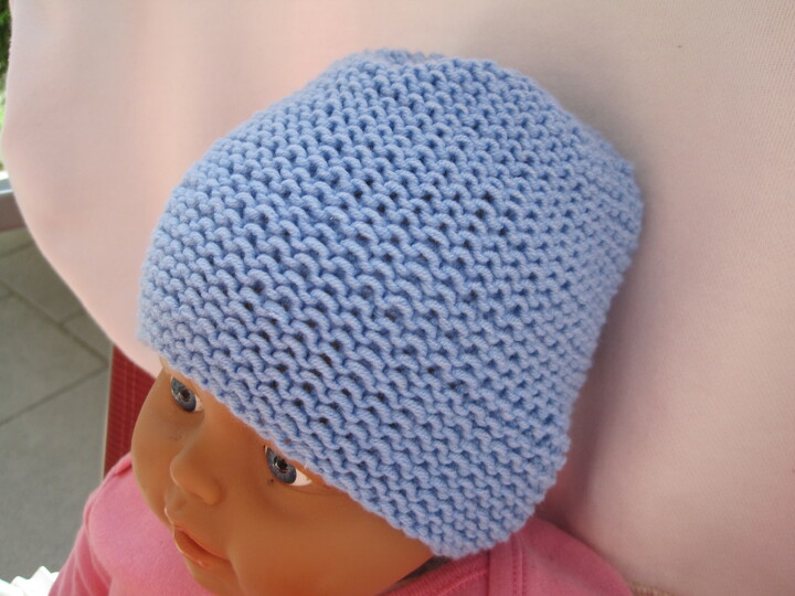 Strickanleitung Babymütze bis 6 Monate- für Jungen und Mädchen- perfekt für Anfänger