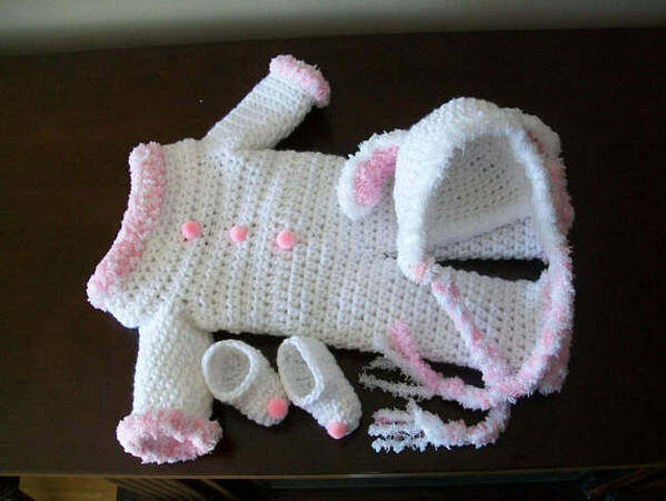 Doll Clothes Crochet Pattern Bunny