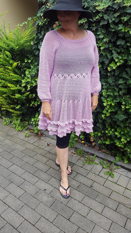 Häkelanleitung Tunika Rosanna * passend für alle Größen*