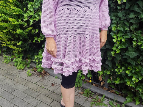 Häkelanleitung Tunika Rosanna * passend für alle Größen*