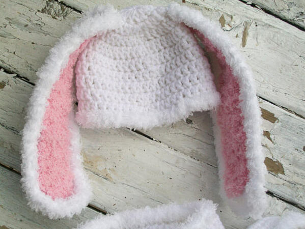 Bunny Set - Crochet - Pattern - Size Newborn