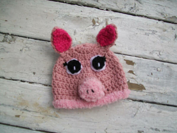 Pig Set - PDF Pattern - Crochet - Size 0-3 Months