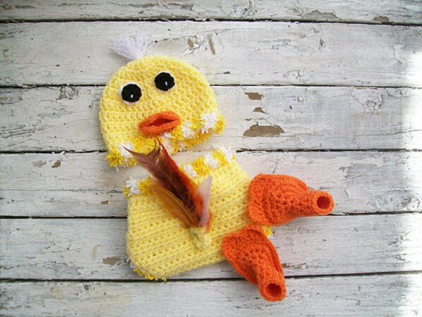 Duck Set - Patterns - Crochet - Size 0-3 Months