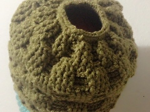 Crochet Pattern, Messy Bun Hat Crochet Pattern, Hadley Mess Bun Beanie