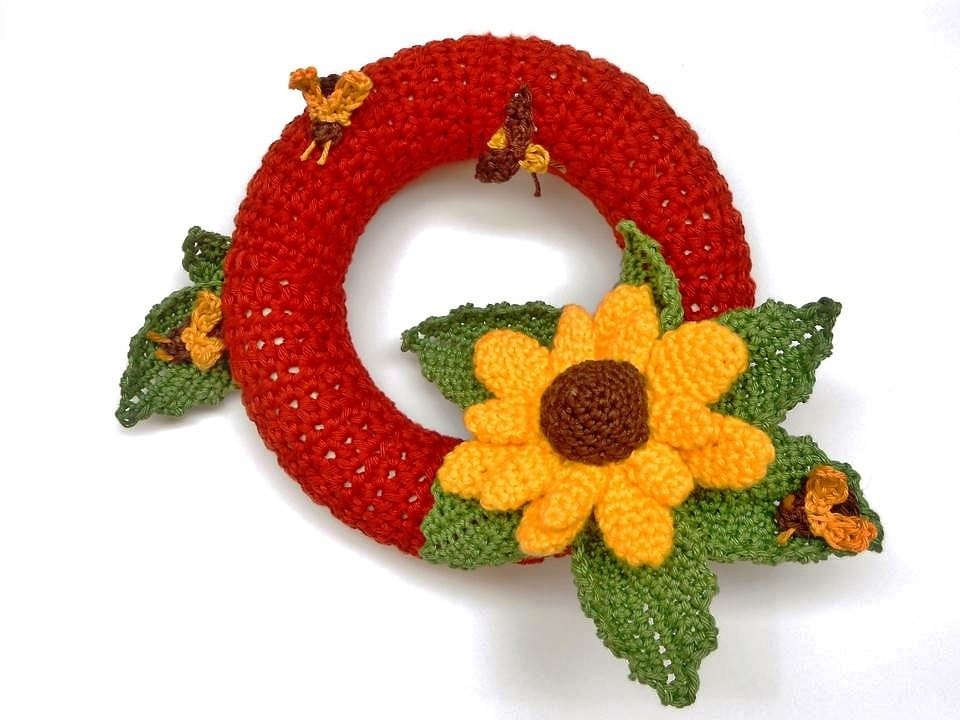 Häkelanleitung Türkranz Sunflower - Bild 3