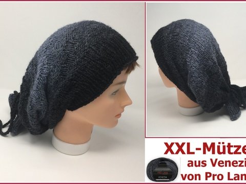 XXL-Mütze aus Venezia von Pro Lana stricken