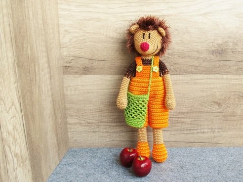 Häkelanleitung Hank, der Igel