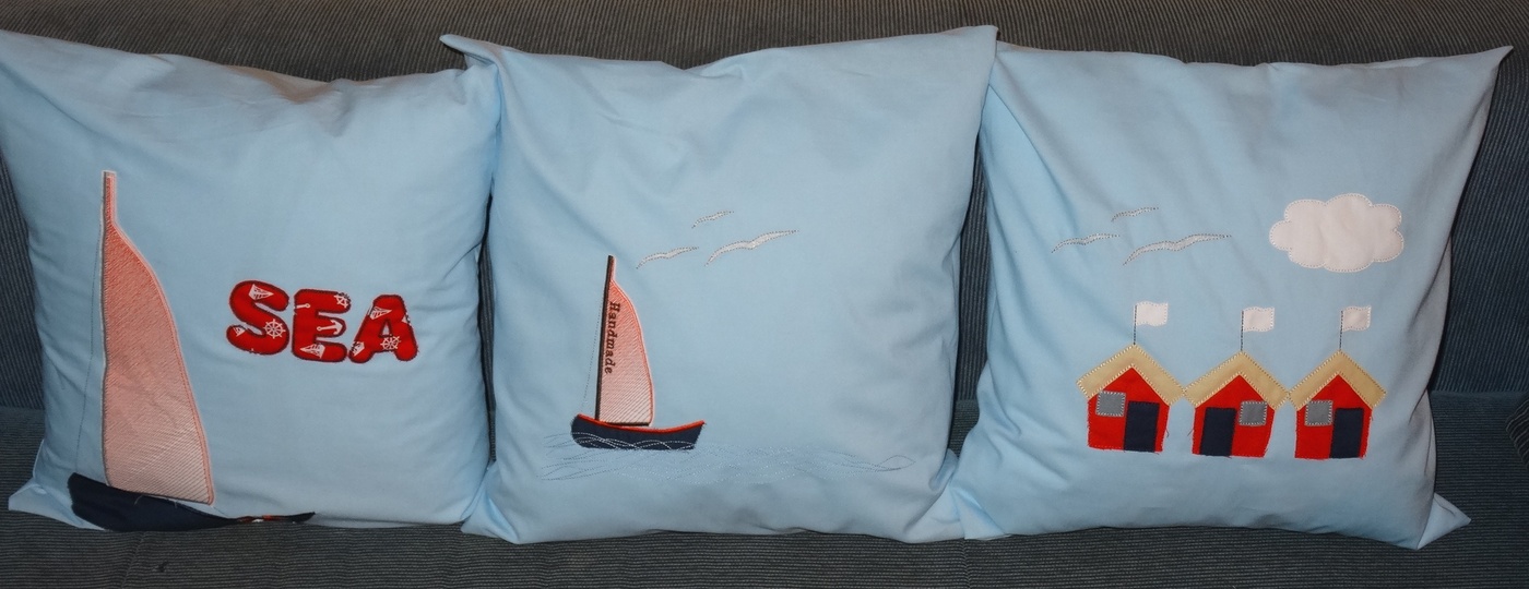 SRARSET Stickdatei Maritim Boot Anker Möwe alle Größen