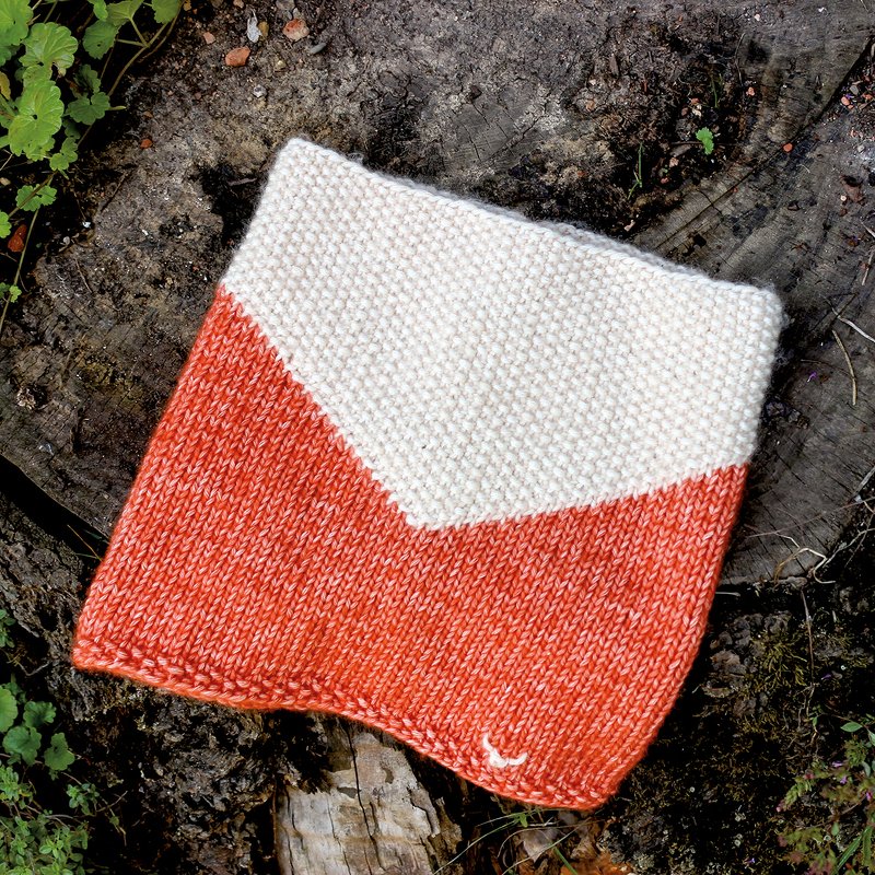 Loop/Schlauchschal für Kinder Fuchs - Strickanleitung, einfach und schnell, Größe Kind 4-6 Jahre - Bild 3