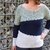 Strickanleitung für einen 3farbigen Strickpullover, Größe S - XL