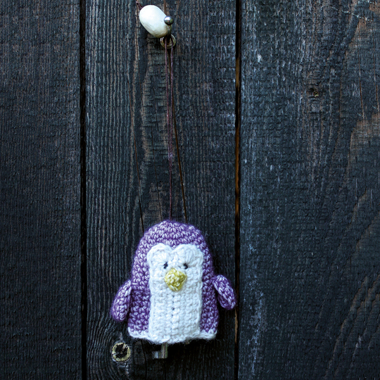 Schlüsselanhänger/Etui Pinguin - Häkelanleitung für Anfänger