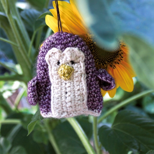 Schlüsselanhänger/Etui Pinguin - Häkelanleitung für Anfänger