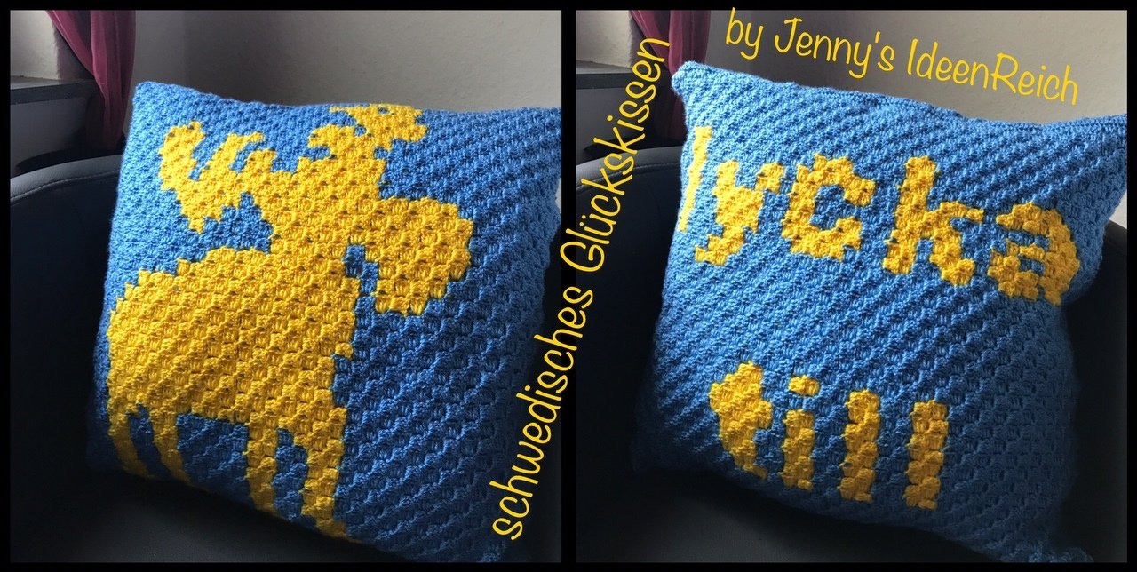 Häkelanleitung.pdf Zählmuster C2C Schweden-Kissen - Bild 2