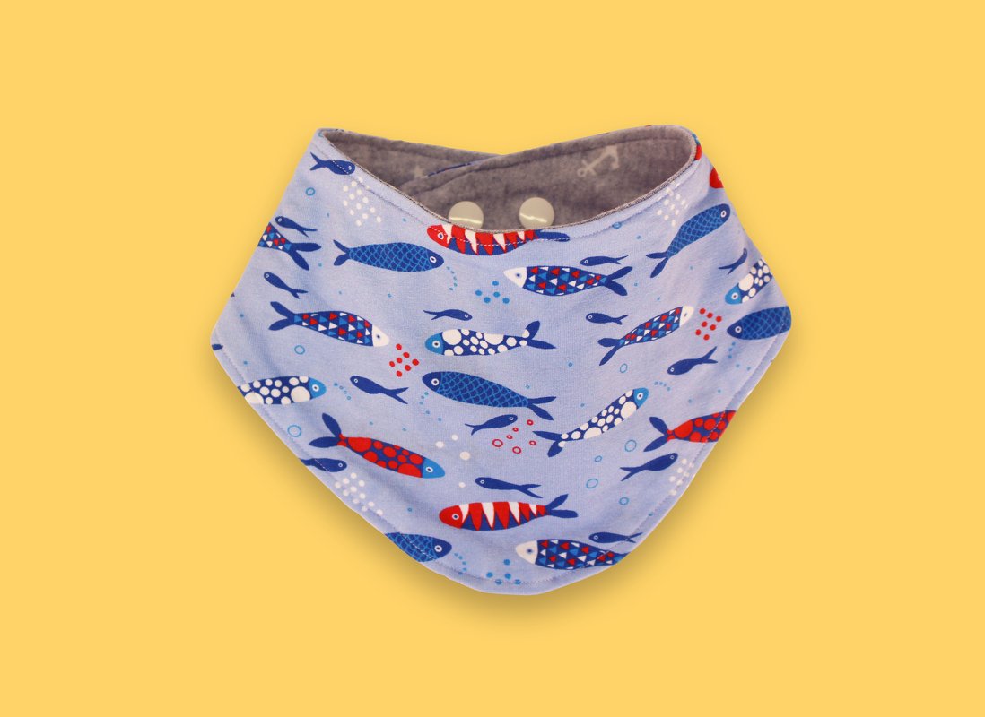 Wendehalstuch - Nähanleitung/Schnittmuster 0 - 3 Jahre - Bild 2