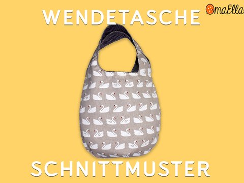 Tasche "Marlene" - Schnittmuster & Nähanleitung Wendetasche