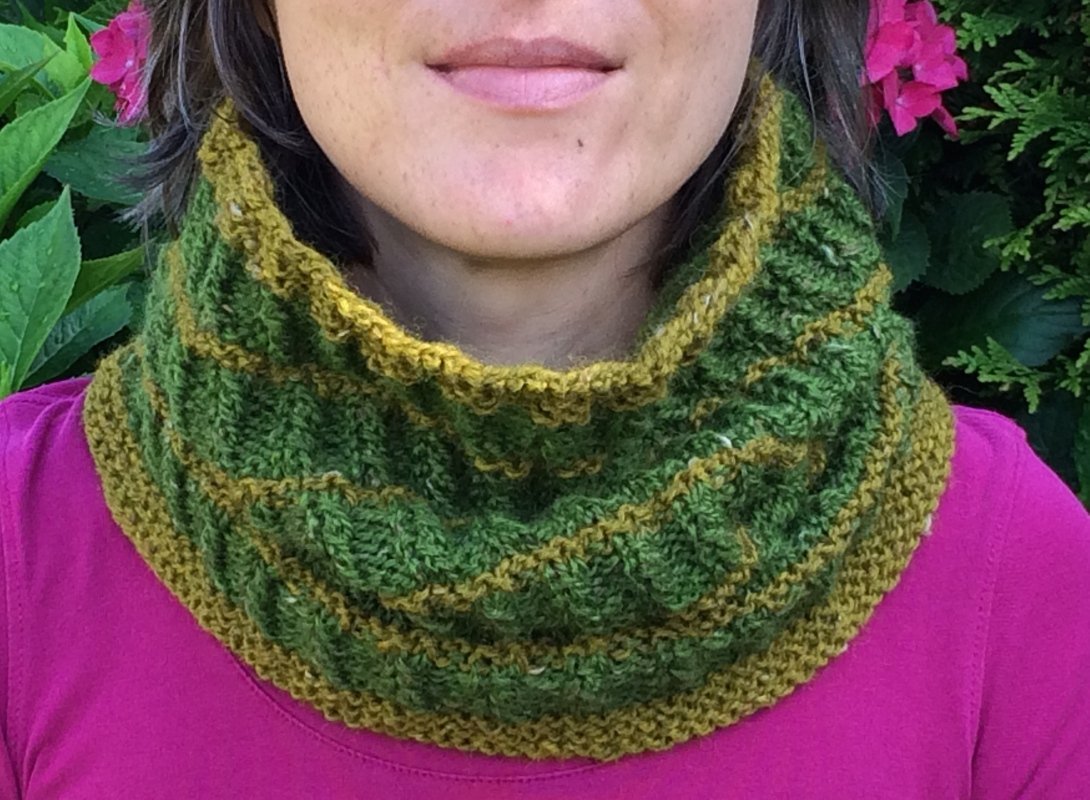 Strickanleitung Loop im Mustermix