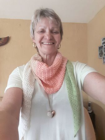 Crochet Pattern "Osmanthus" shawl