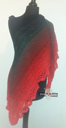 Crochet Pattern "Blossom" shawl