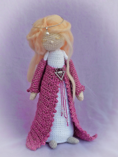 Fee Puppe Engel Elbin Häkelanleitung Weihnachtsdeko