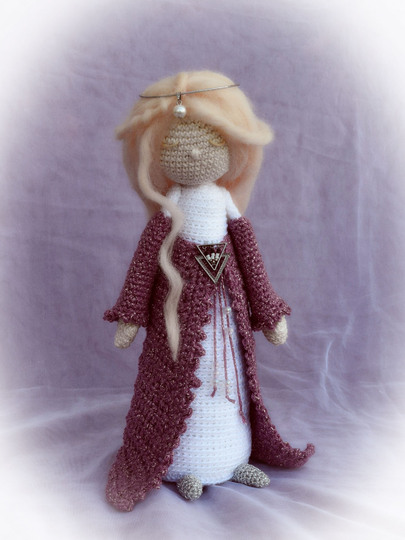 Fee Puppe Engel Elbin Häkelanleitung Weihnachtsdeko