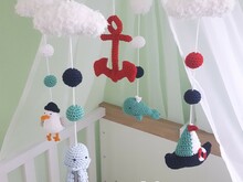 Häkelanleitung Babys Küstenmobile