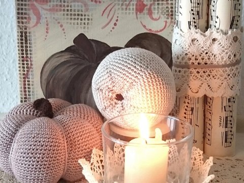 Kürbis häkeln - Apfel häkeln - Herbst Deko - Häkelanleitung PDF