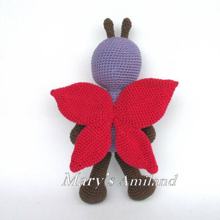 Clio Butterfly the Ami - Amigurumi Crochet Pattern