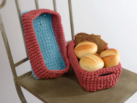 eckige Körbe häkeln