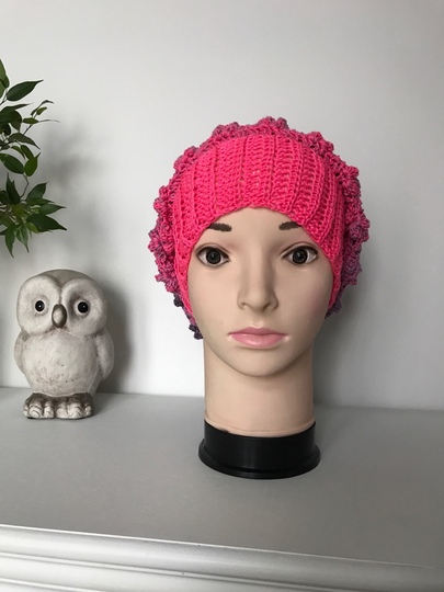Häkelanleitung Beanie "Pretty in Pink"