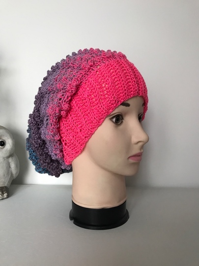 Häkelanleitung Beanie "Pretty in Pink"