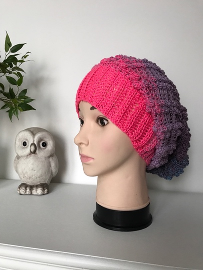 Häkelanleitung Beanie "Pretty in Pink"