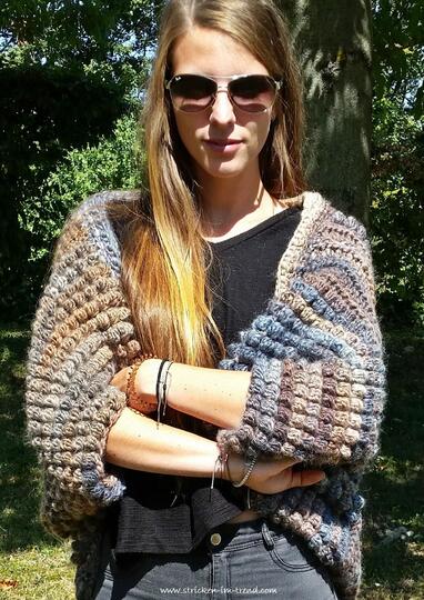 Crochet Pattern Shrug / Cocoon Cardigan in All Sizes | Shrug #1 BUBBLE