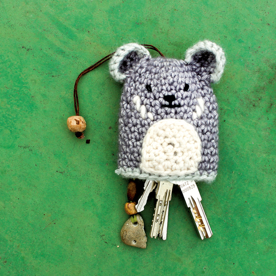 Schlüsselanhänger/Etui Koala - Häkelanleitung für Anfänger