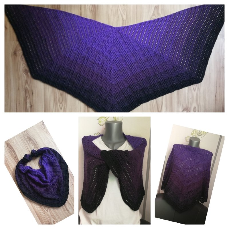 Häkelanleitung Tuch "Reliefspiel"