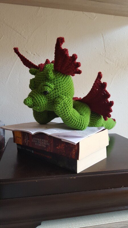 Häkelanleitung Lesedrachen Elliot - Bild 3