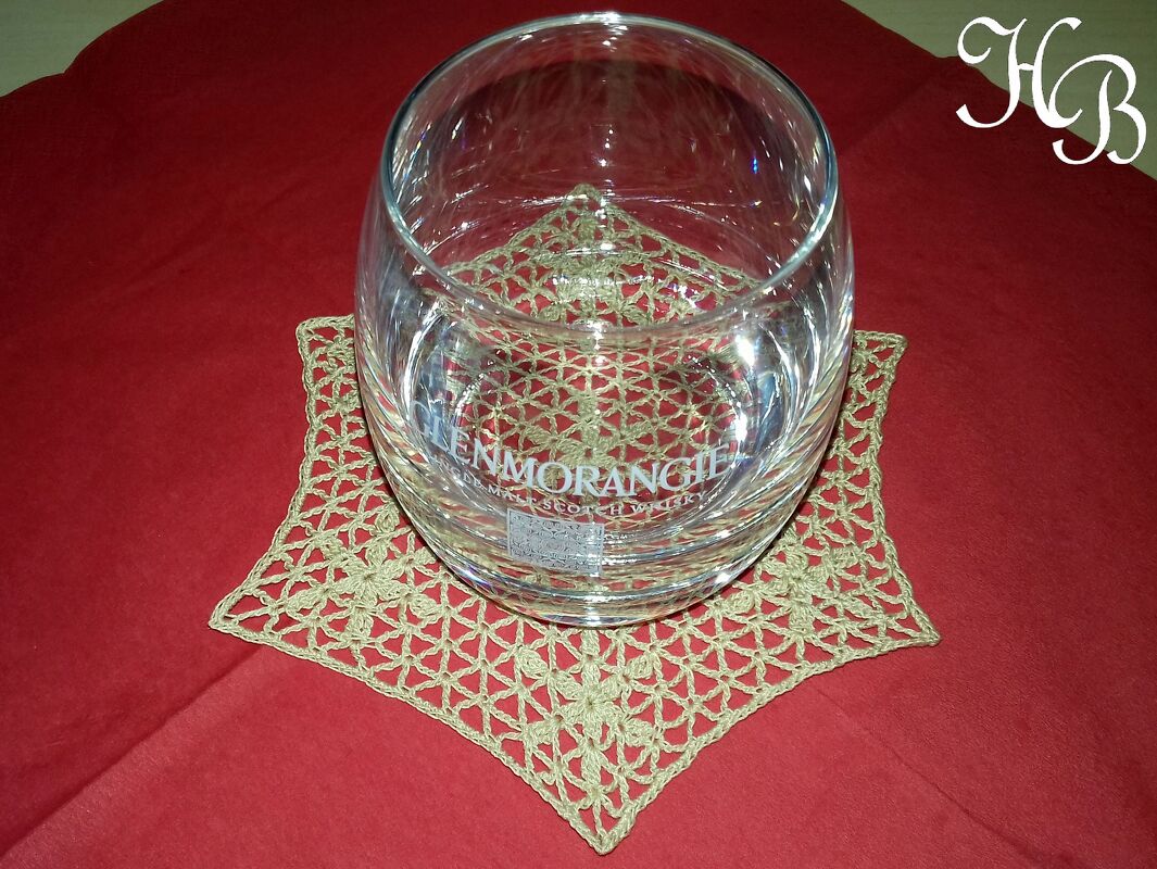 Glasuntersetzer Delta Blume - Häkelanleitung - Bild 3