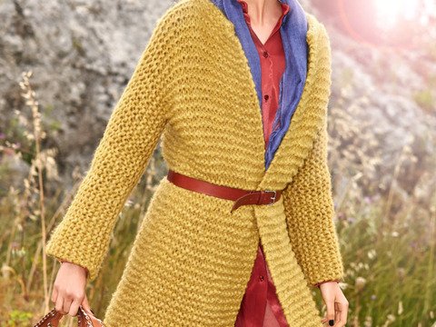 Gestrickter Mantel Kelly