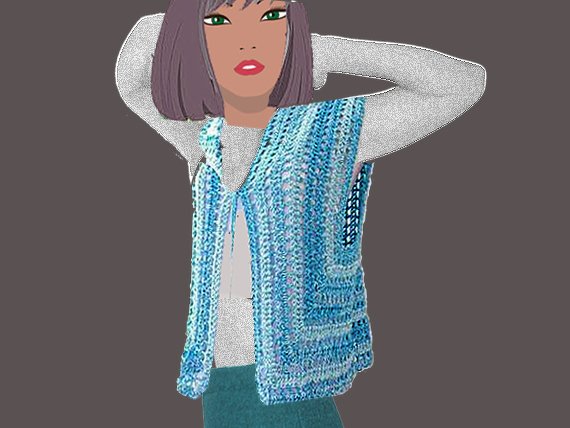 Häkelweste Eiskönigin für Anfänger