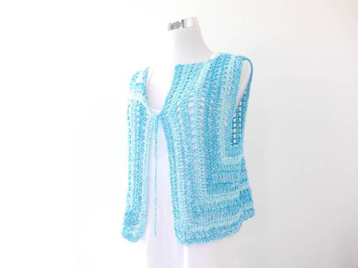 Häkelweste Eiskönigin für Anfänger
