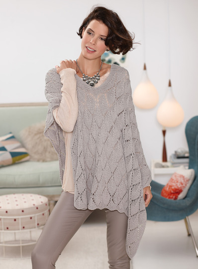 Strickanleitung Poncho Beatrice
