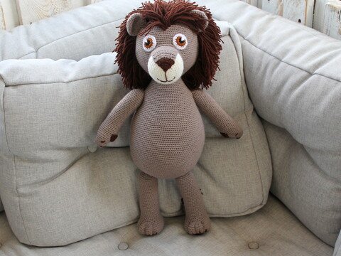 Lio der Löwe XXL Häkelanleitung