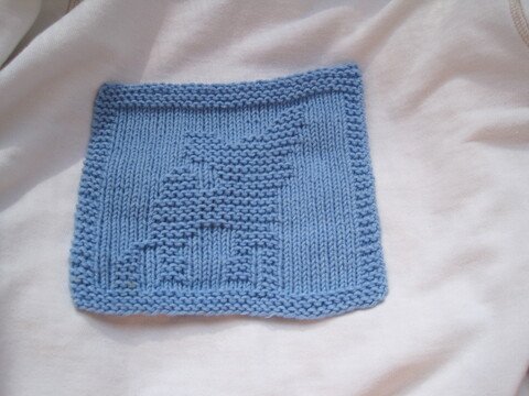 Strickanleitung Hunde Waschlappen, Spüllappen oder auch Untersetzer- perfekt auch für Anfänger