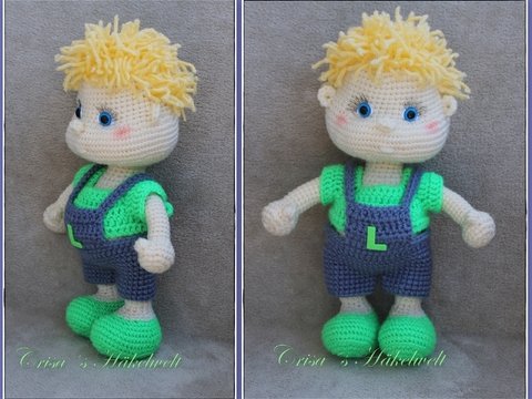 Häkelanleitung XL Puppe ++ Leon ++