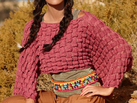 Strickanleitung Poncho Lamita