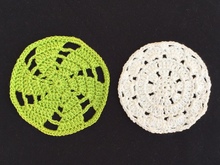 Sparset Häkelanleitung Untersetzer Retro Style 1 + 4